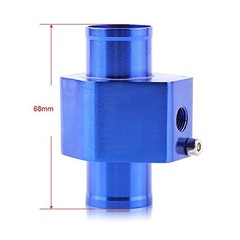 Coolant Temperature Sensor, Aluminum Durable Construction Coolant Hose Adapter