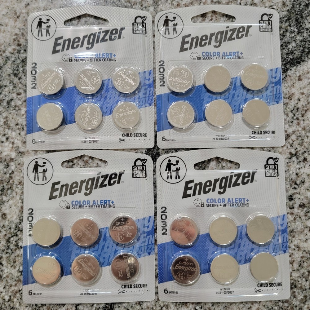 Energizer CR2032 Lithium Batteries – 6 Count 4 Packs