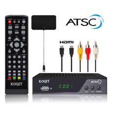 Clear HDTV Atsc Digital Converter Box Analog QAM Receiver atsc tuner TV antenna