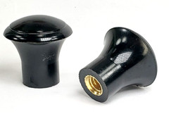 Round Phenolic Knob 3/4 x 1 Handle Smooth Knob 1/4 In Female Thread – 2 Pack
