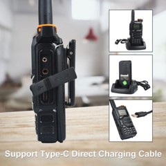 Quansheng UV-K5 50-600MHz RX Walkie Talkie DTMF VOX FM UHF VHF 2-Way Radio LOT