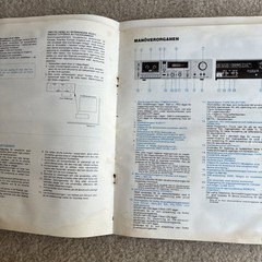 AKAI GX-F35 Stereo Cassette Deck Operator’s Manual Several Language OEM Japan