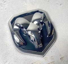 Chrome RAM Grille Emblem – Fits 2013–2018 RAM 1500, 2500, 3500 – Durable ABS