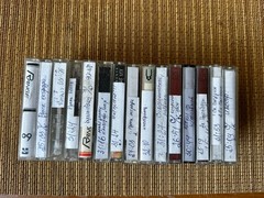 Collection of audio cassettes Russia 1990s 15 pieces