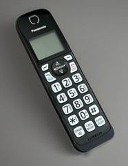 Panasonic KX-TGD510B DECT 6.0 Plus Black Cordless Handset Phone Set