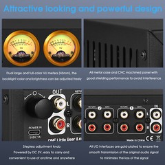 Douk Audio L3 3 Channel Stereo Loop Switcher w/VU Meter RCA Selector BOX Preamp