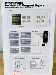Xantech SmartPad3 In-Wall IR Keypad System Programmable Dual Gang Kit PM110KITRP