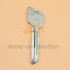 6-in-1 Utili Key Tool Keyring Keychain Gadgets Multifunction Stainless Steel