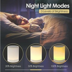 Shava 7 Night Light LED Bluetooth Speaker Touch Control Speaker Speakerphone