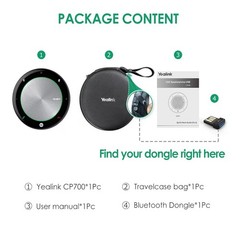 New-Yealink Teams Certified Speakerphone Wireless Bluetooth Speaker