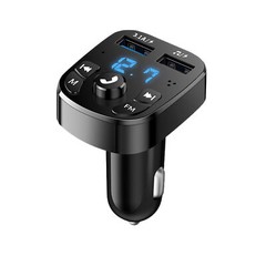 Bluetooth 5.0 Car Wireless FM Transmitter Adapter 2USB PD Charger AUX Hands-Free