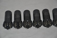 Lot of 7 Strong NOS RCA JAN CRC 12A6/VT-134 Metal Tubes – Made in USA