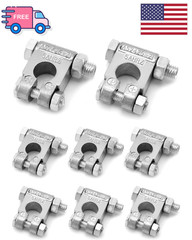 Military Spec Battery Terminals, 4 Pairs Negative and Positive Top Post Battery