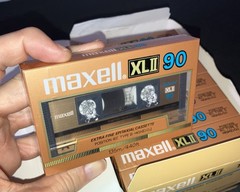 Box of 10 Sealed Maxell High Bias XLII 90 Audio Cassette Tape High Bias Japan