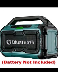 Portable Bluetooth Speaker with Handle, Rectangular, Blue/Black/Yellow/Red