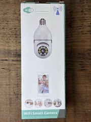 Light Bulb WiFi Smart Camera For Light Socket Or Plug In