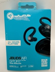 JLab Jbuds Air Sport 3rd gen True Wireless In-Ear Headphones Bluetooth Earbuds