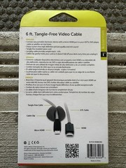 HDMI Fiber Cable 6ft Tangle-Free High-Speed with Ethernet for 1080P 3D Video