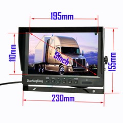 9″ IPS DVR LCD Monitor + 8 IR LED 1080P Backup Rear View Camera RV Camper 5m/15m