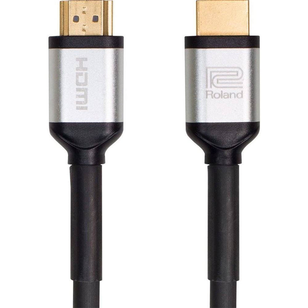 Roland Black Series 10′ HDMI 2.0 Cable with 24K Gold-Plated Connectors