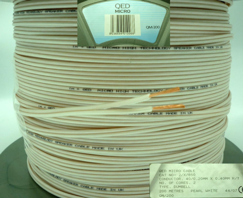 QED Micro Speaker Cable Sold by the METER Raw cable DIY