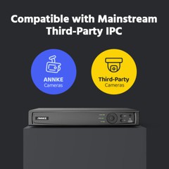 ANNKE 8CH 16CH 32CH 12MP NVR POE Security IP Network Video Recorder H.265+ AI