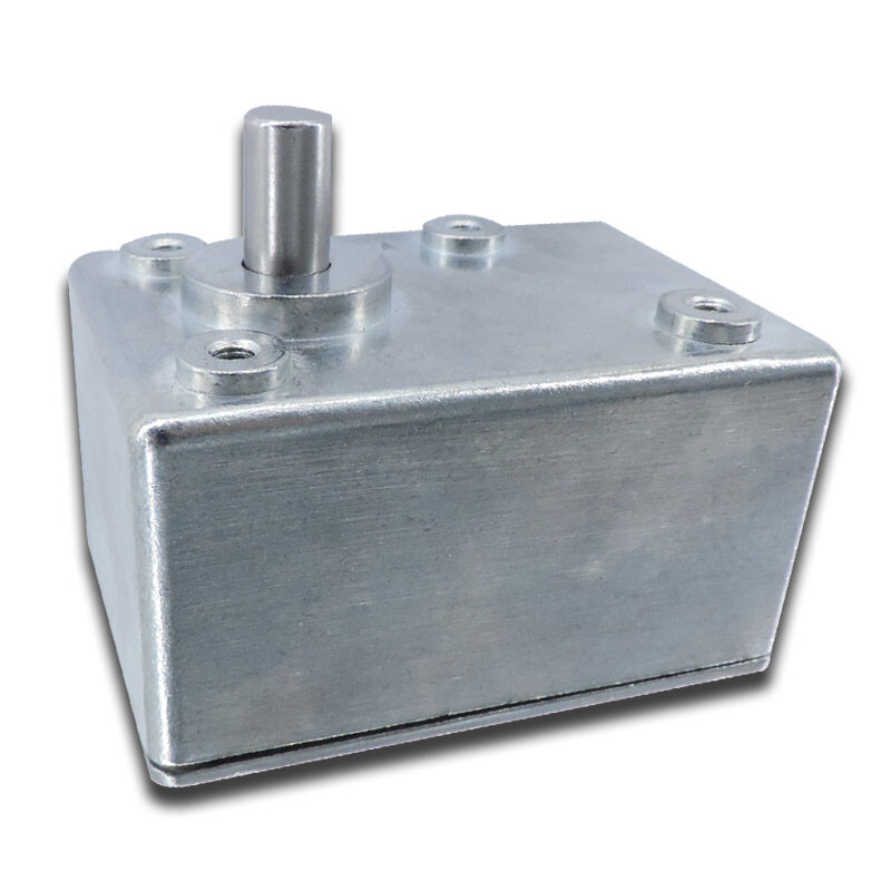 82*58mm All Metal Gear Turbo Worm Gearbox Speed Reducer Motor Speed Reduction
