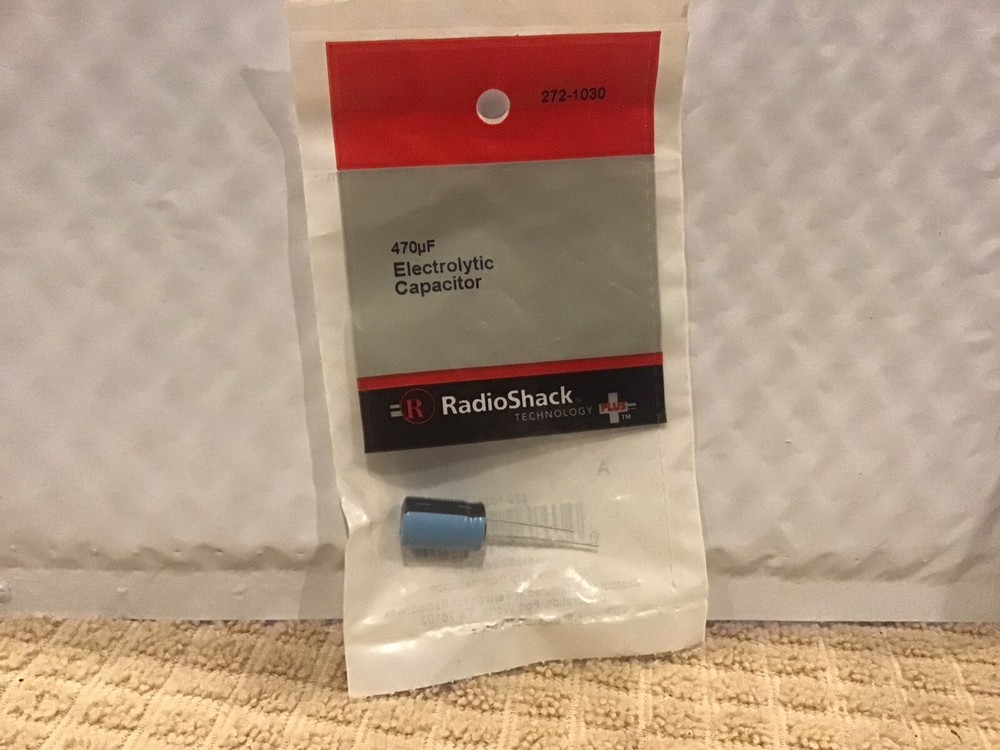 archer 272-1030 Capacitor 470 MFD 35V PC NOS VINTAGE RADIOSHACK – Deal