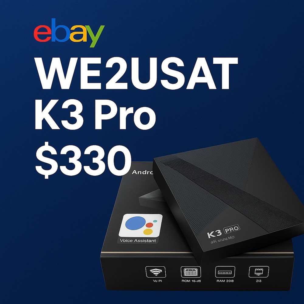 WE2USAT K3 Pro TV Box – Ultimate Streaming Freedom!