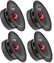 4 DS18 PRO-GM6B 6.5″ Midrange Bullet Speakers 480 Watts Max Power 4 Speakers