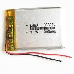 4 x 300mAh 303040 3.7V Li-po Polymer Rechargeable Battery for Mp3 Radio GPS PAD