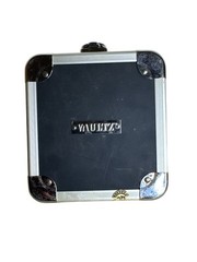 Vaultz Locking Case CD & DVD Wallet No Key Holds 24 Discs Made Vietnam W Some Cd