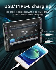 9in Double Din Stereo Car Radio Android 12 For Apple Carplay BT GPS WIFI 1G+32G