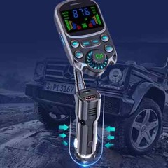 Car Bluetooth FM Transmitter Radio MP3 Wireless Adapter Hands-Free 3Port Charger