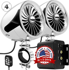 Altavoces estéreo Bluetooth para motocicleta, Bluetooth, auxiliar, 20 KHz, NUEVO