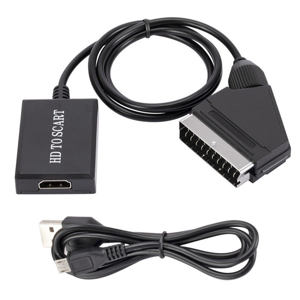HDMI to SCART Converter Connector Repairing Accessories to Scart Video Output y