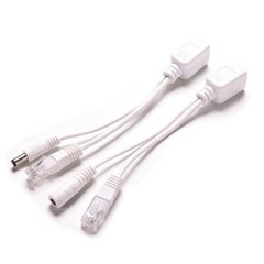 Power Over Ethernet Passive RJ-45 PoE Adapter Splitter Cable For IP Camera