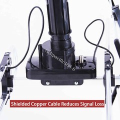 Digital HDTV Outdoor Amplified Antenna 200 Mile 360 Degree Rotor UHF/VHF/FM
