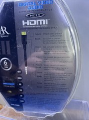ACOUSTIC RESEARCH PRO II SERIES PR-185 24K GOLD PLATED HDMI 6 FOOT CABLE