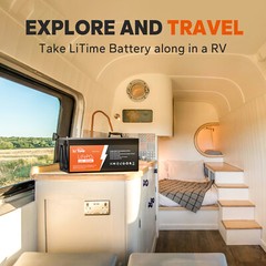 Litime 12V 300Ah LiFePO4 Lithium Battery 3840Wh For RV Marine Solar-refurbished