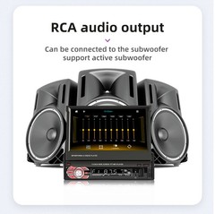 Single 1Din 7″ Touch Screen Stereo Bluetooth Radio Car Apple/Android GPS +Camera
