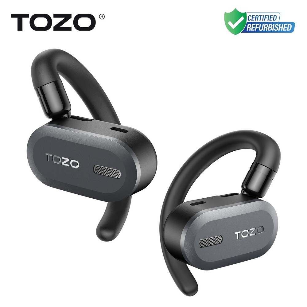TOZO OpenBuds True Open Ear Wireless Headphones Lightweight Comfort, (Renew)