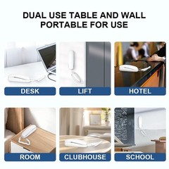 OFCN White OF-990 Slimline Wall-Mountable Basic Corded Telephone No AC white
