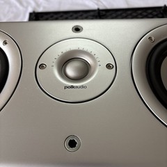 Polk Audio CS1 Center Channel Speaker Cherry Wood 2-Way Home Theater