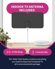 Tablo 4th Gen 2-Tuner OTA DVR 128GB w/ TV Antenna New Factory Sealed 86001045363