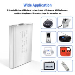 2pcs Square 553450 103450 3.7V Li-ion Battery for Mobile phone MP4 Radio cell