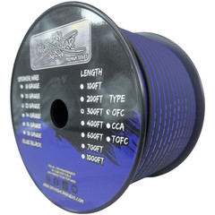 300′ feet OFC TRUE 12 Gauge AWG BL/BK Oxygen Free Speaker Wire Car Home Audio