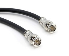HD SDI Cable – Black Coaxial BNC Male to Male 20ft – 75 Ohm 3Gbps