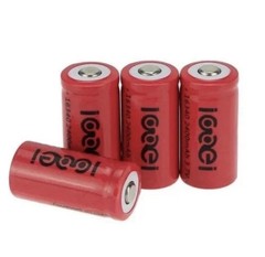 Rechargeable 4 X 2400mAh Li-ion CR123A 16340 Batteries 3.7v Lithium Li-ion