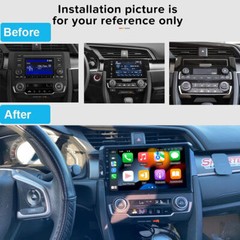 Android 13 Car Stereo Radio GPS WiFi Apple CarPlay For Honda Civic 2016-2021 64G